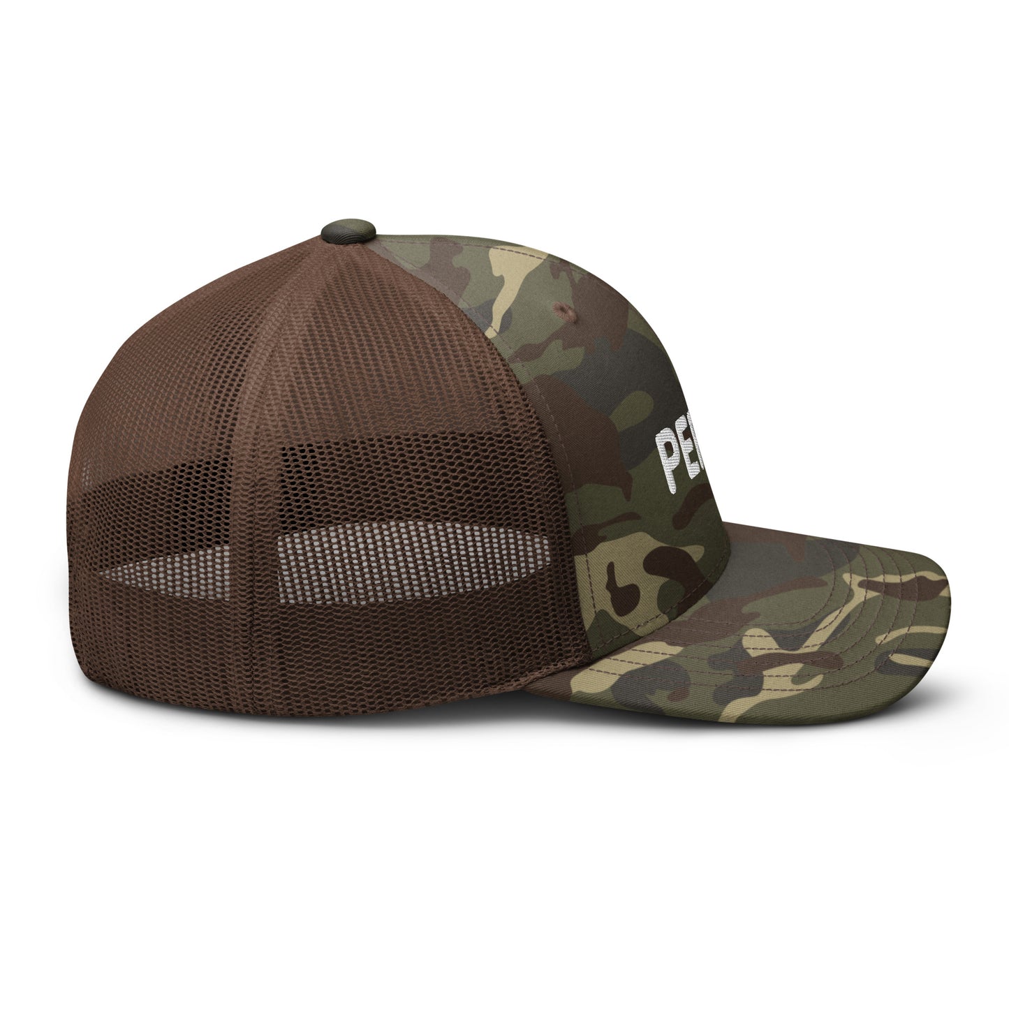 Camo trucker hat