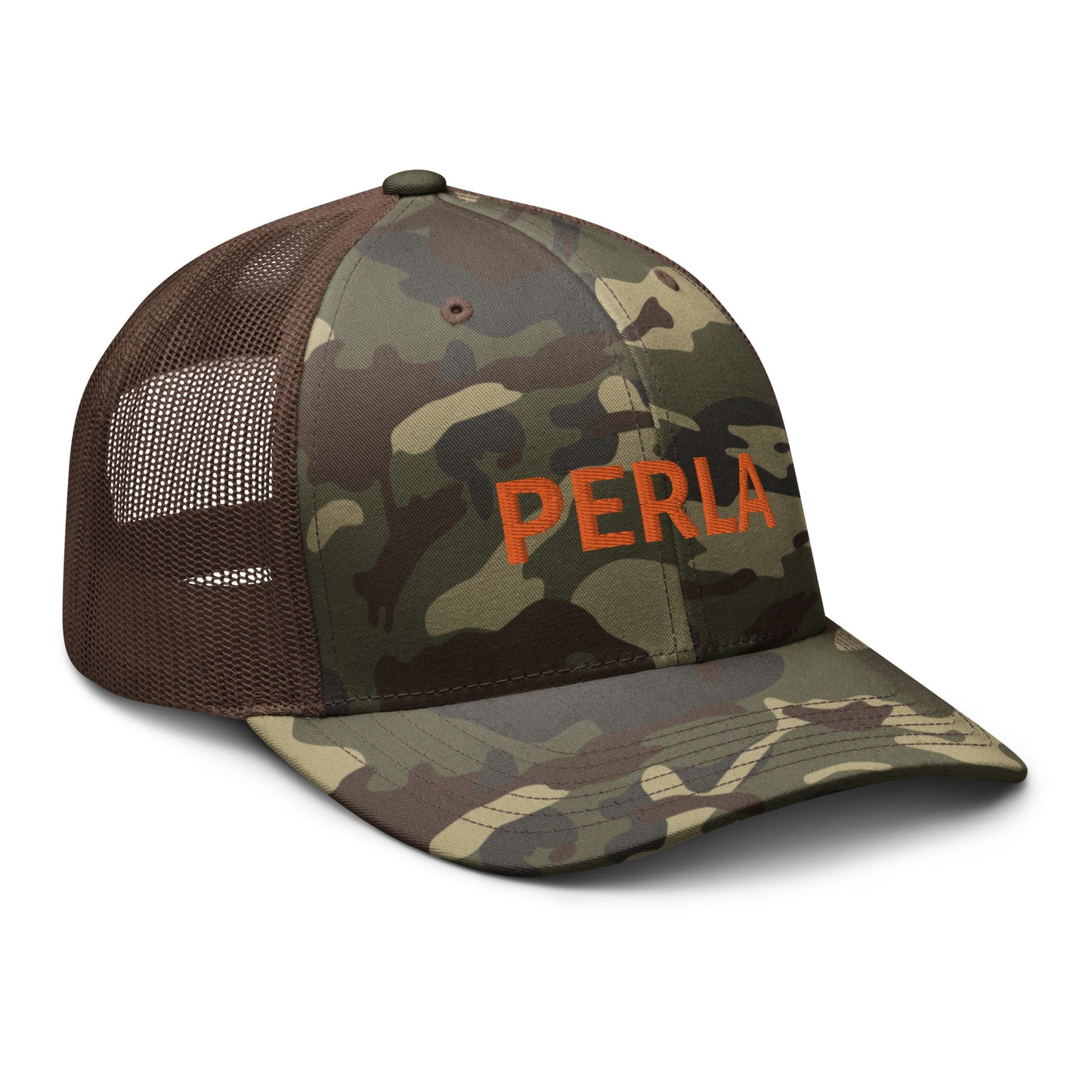 Camo Orange PERLA Tucker Hat