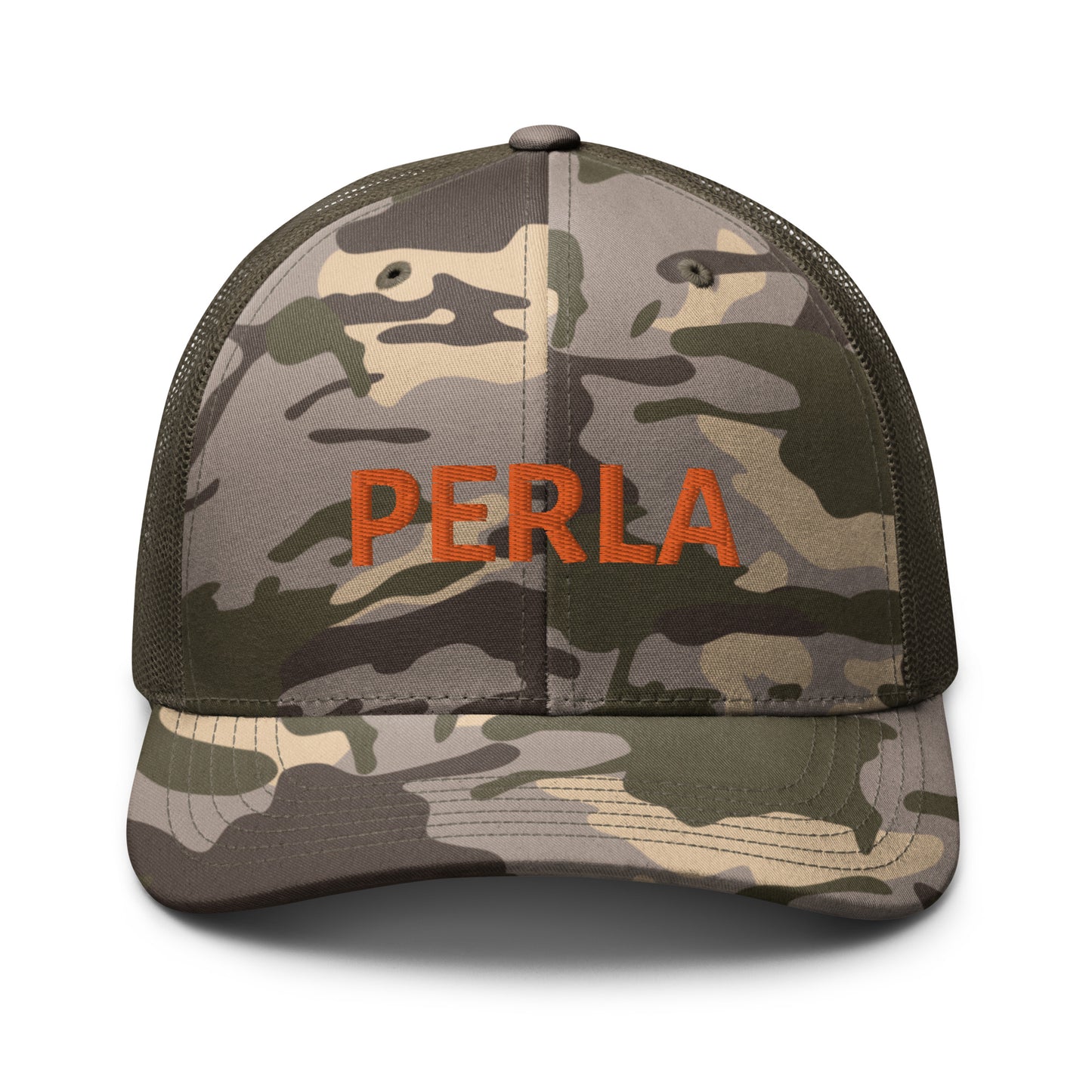 Camo Orange PERLA Tucker Hat