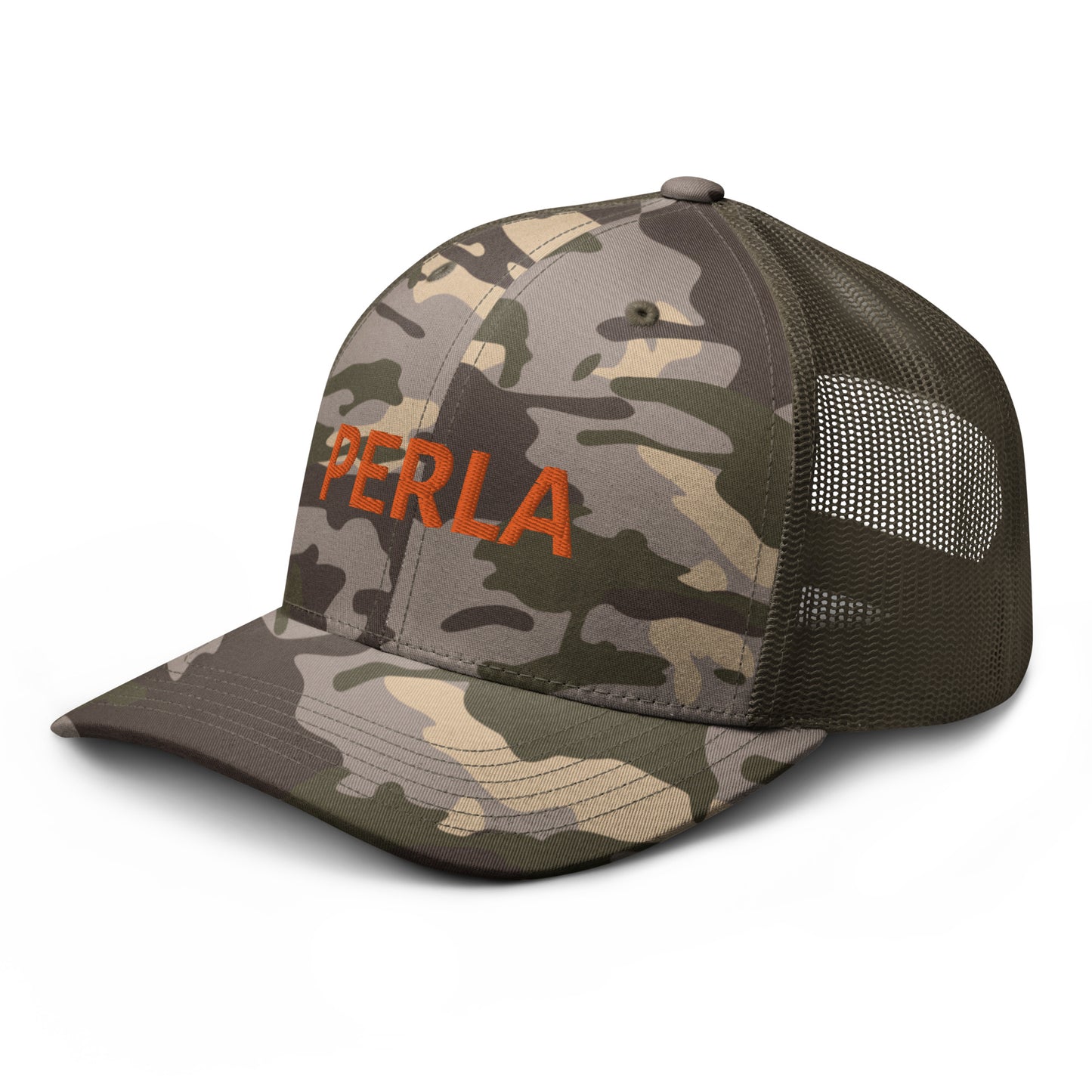 Camo Orange PERLA Tucker Hat