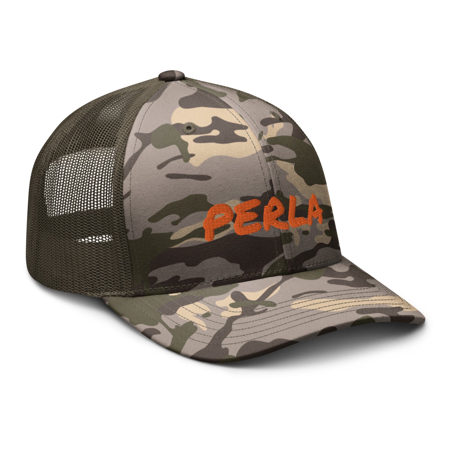 Camo trucker hat