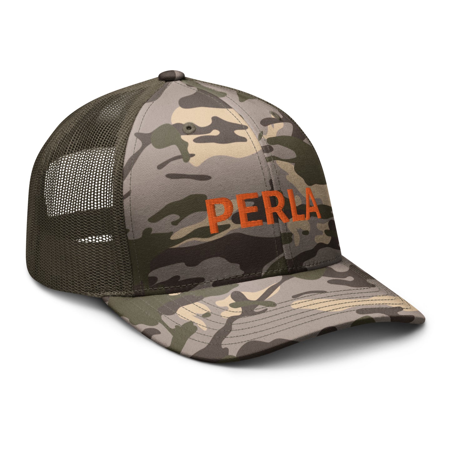 Camo Orange PERLA Tucker Hat