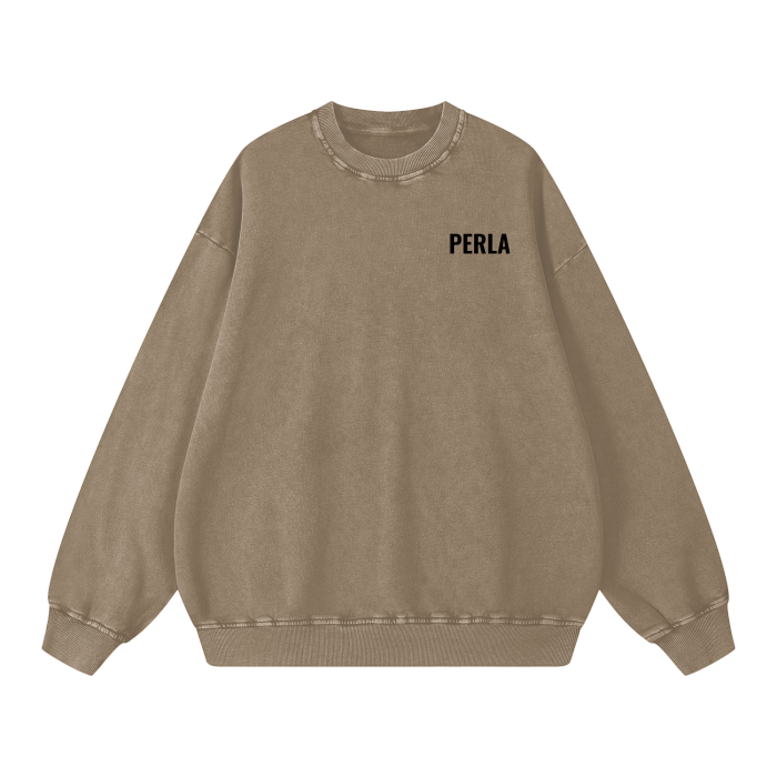 PERLA Acid Wash Sweatshirt