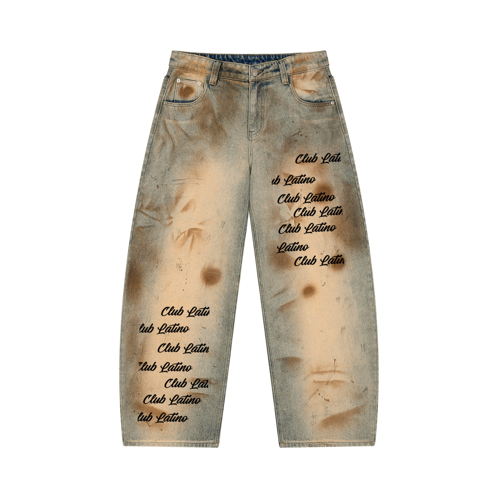 Club Latino Vintage Wide Barrel Jeans