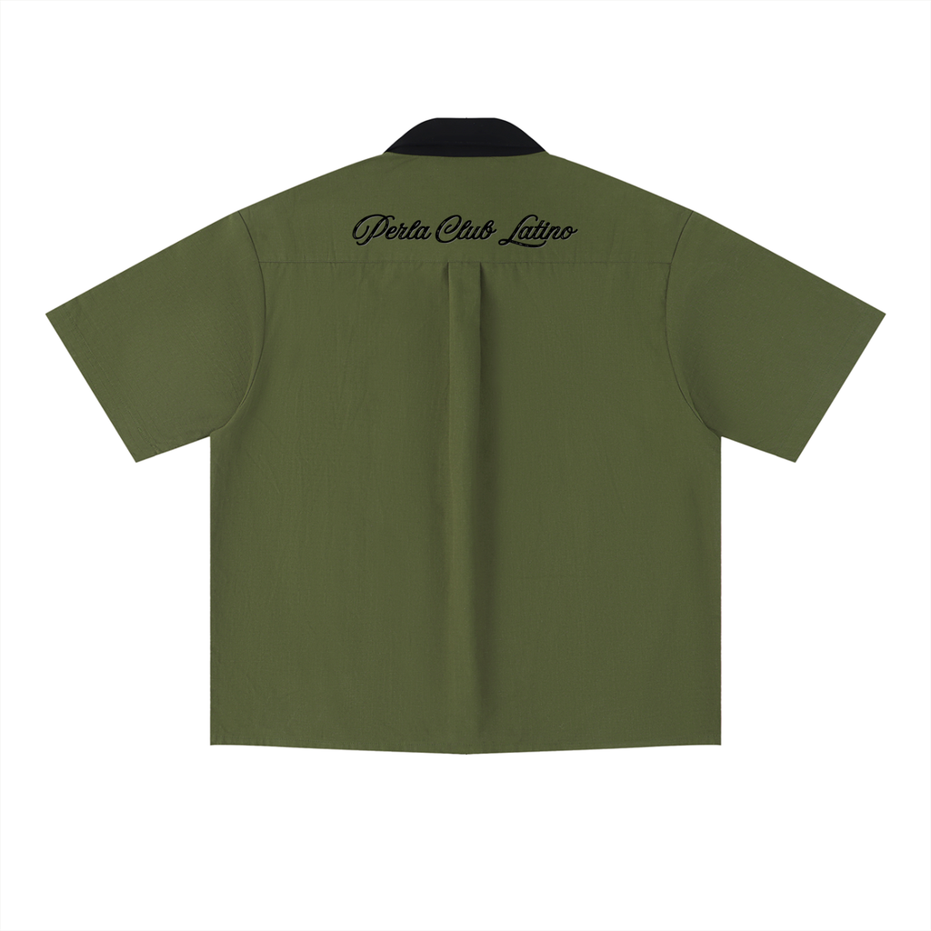 Color Block Short Sleeve Shirt – Modern Street Fit | PERLA