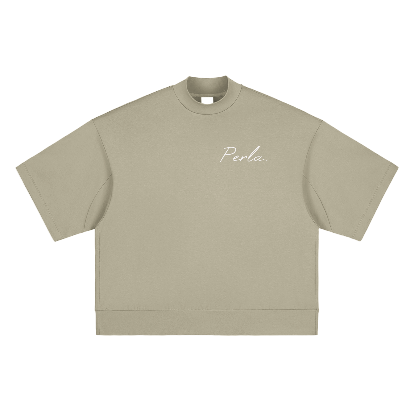 Heavyweight Classic Mock Neck T-shirt
