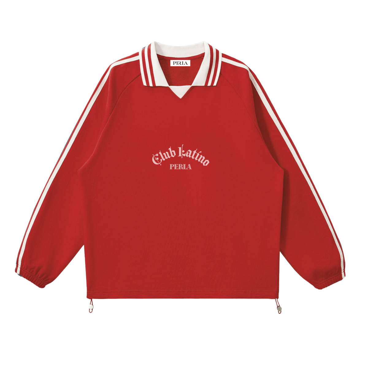 PERLA Contrast Collar Sweatshirt