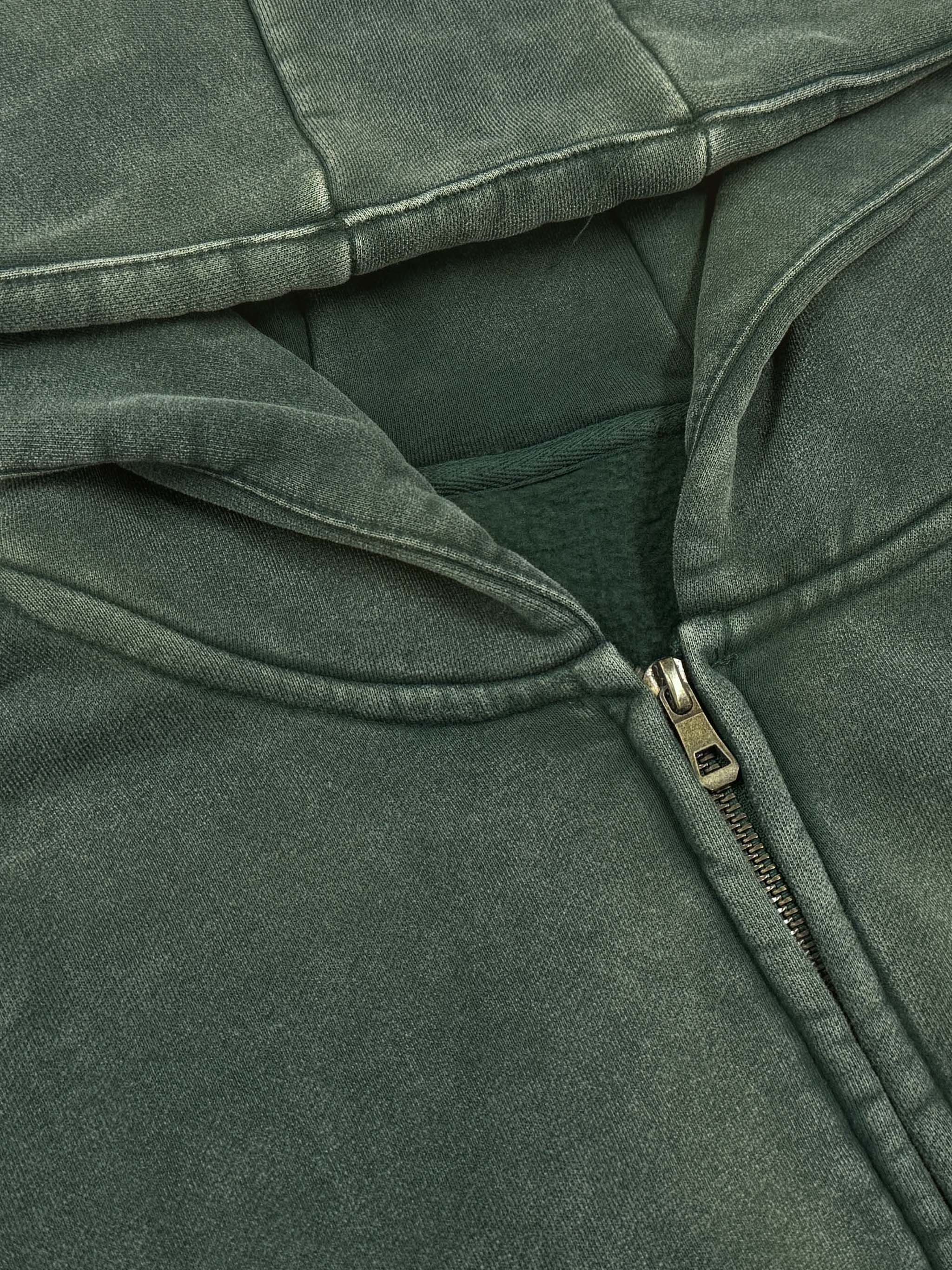 Snow Washed Zip Hoodie