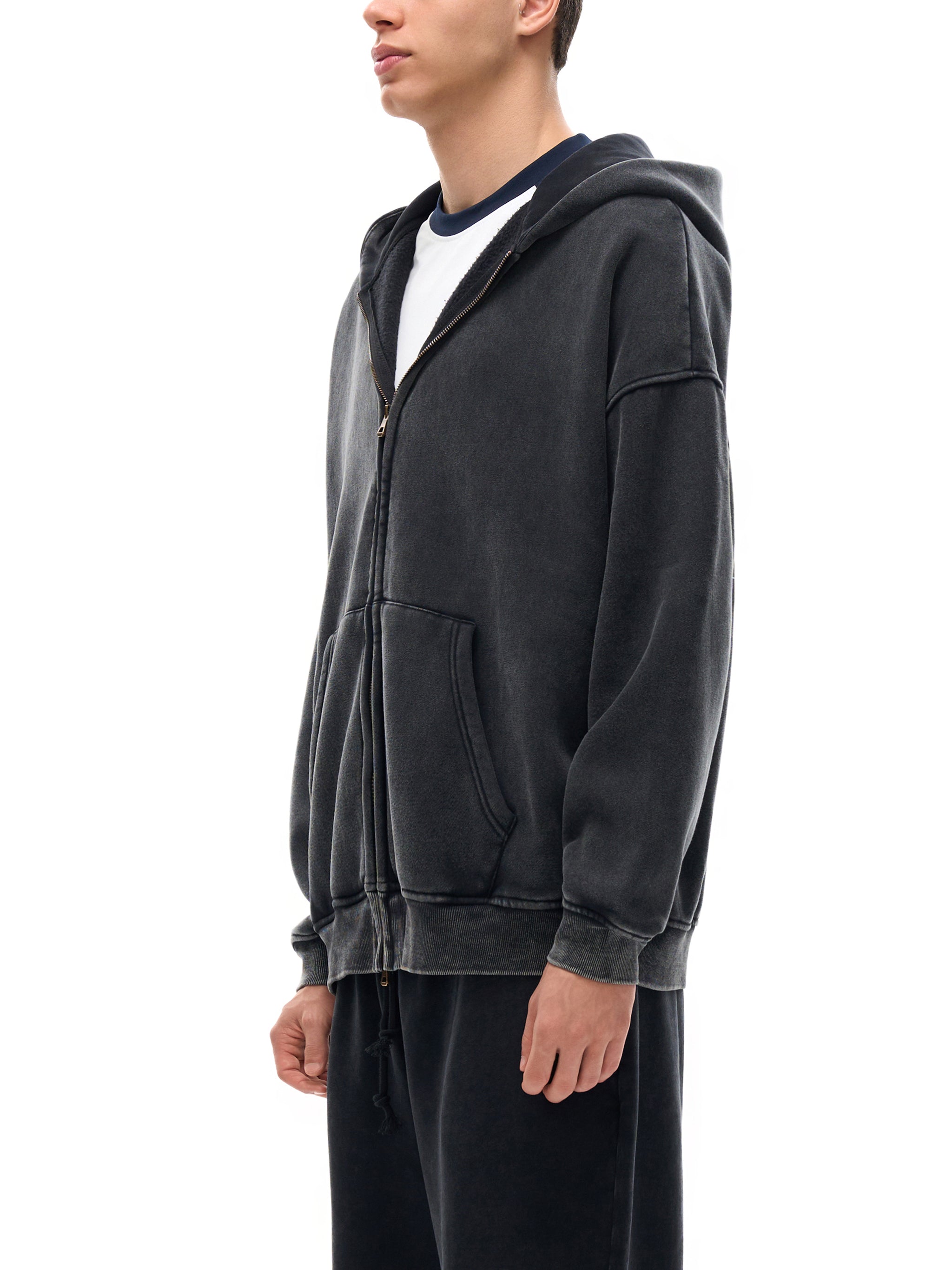 Snow Washed Zip Hoodie