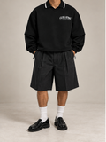 Club Latino “De Aquí y De Allá” Boxy Collared Sweatshirt
