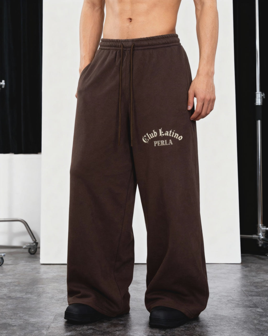 Club Latino Wide-Leg Sweatpants | PERLA